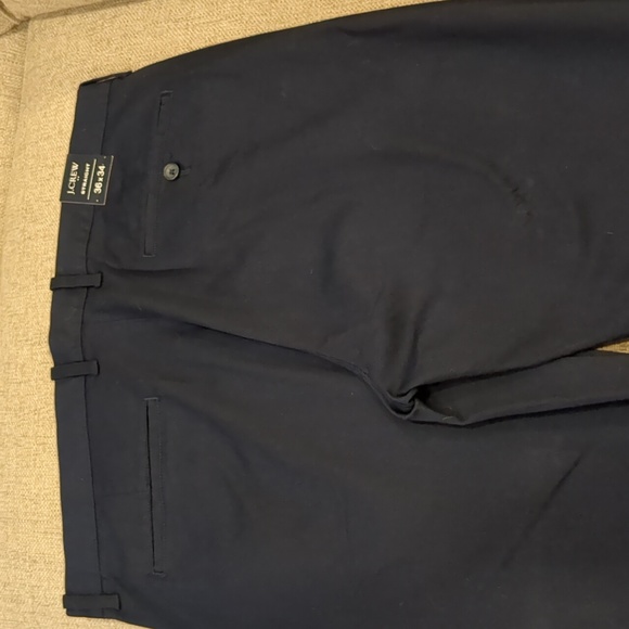 J. Crew Navy Flex straight flat front Chino W36xL34 NWT - Picture 9 of 11
